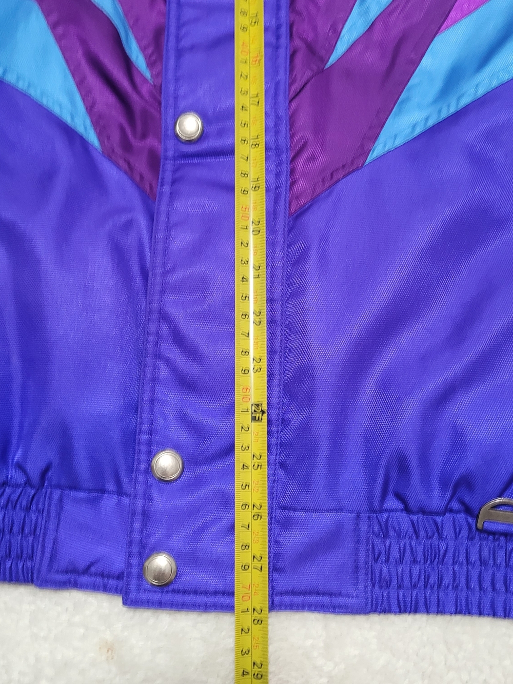 Vintage Schneider Men's Purple & Blue Ski Jacket - Picture 8 of 13